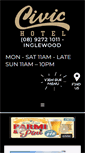 Mobile Screenshot of civichotel.net.au